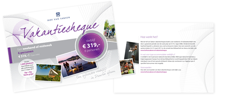 Hof van Saksen cheque