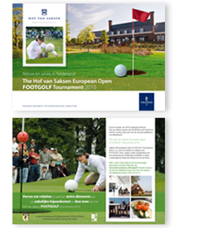 Hof van Saksen Footgolf flyer